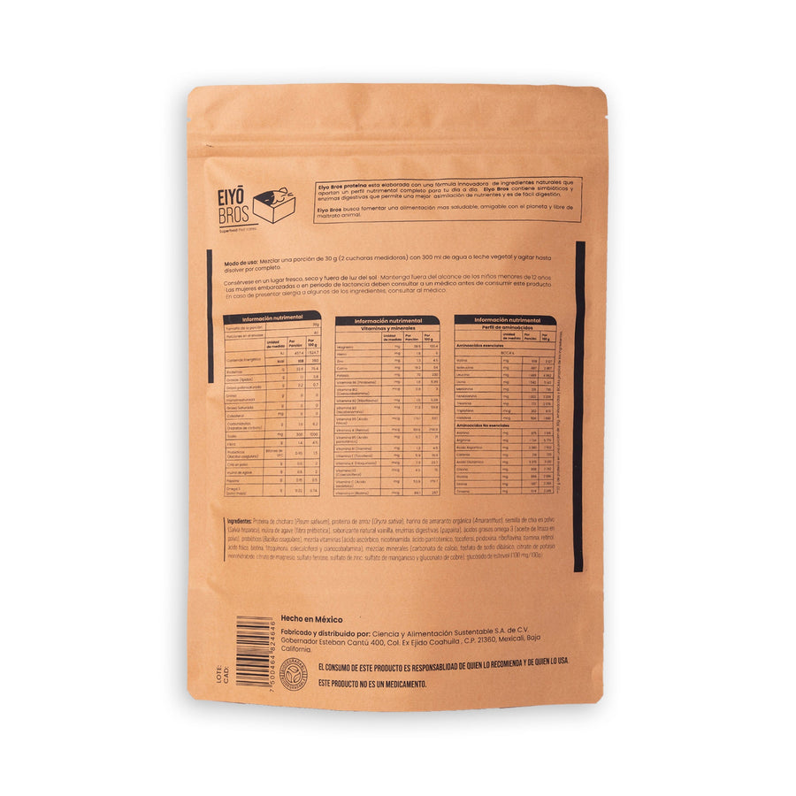 Proteína vegetal sabor vainilla 1.200 Kg - Eiyo
