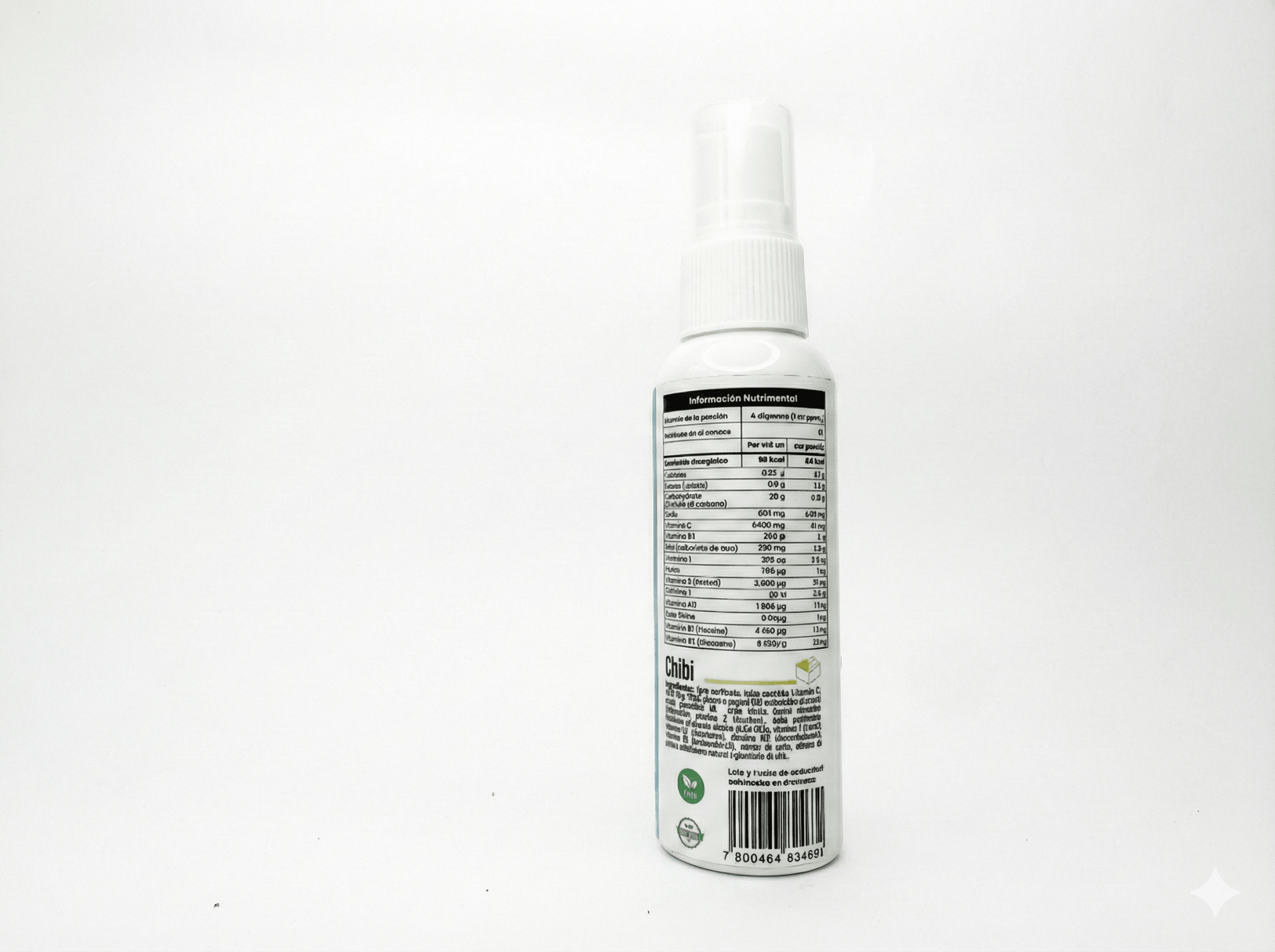 CHIBI Eiyo Spray Multivitamínico Infantil – Vitamina C, Vitamina D3, Vitamina K, Biotina, Zinc, Vitamina A, Vitamina E y Vitamina B12 Sabor Cereza Natural para niños nueva Tecnologia Alta Absorción - Eiyo