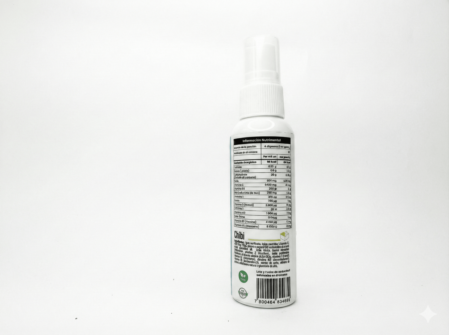 CHIBI Eiyo Spray Multivitamínico Infantil – Vitamina C, Vitamina D3, Vitamina K, Biotina, Zinc, Vitamina A, Vitamina E y Vitamina B12 Sabor Cereza Natural para niños nueva Tecnologia Alta Absorción - Eiyo