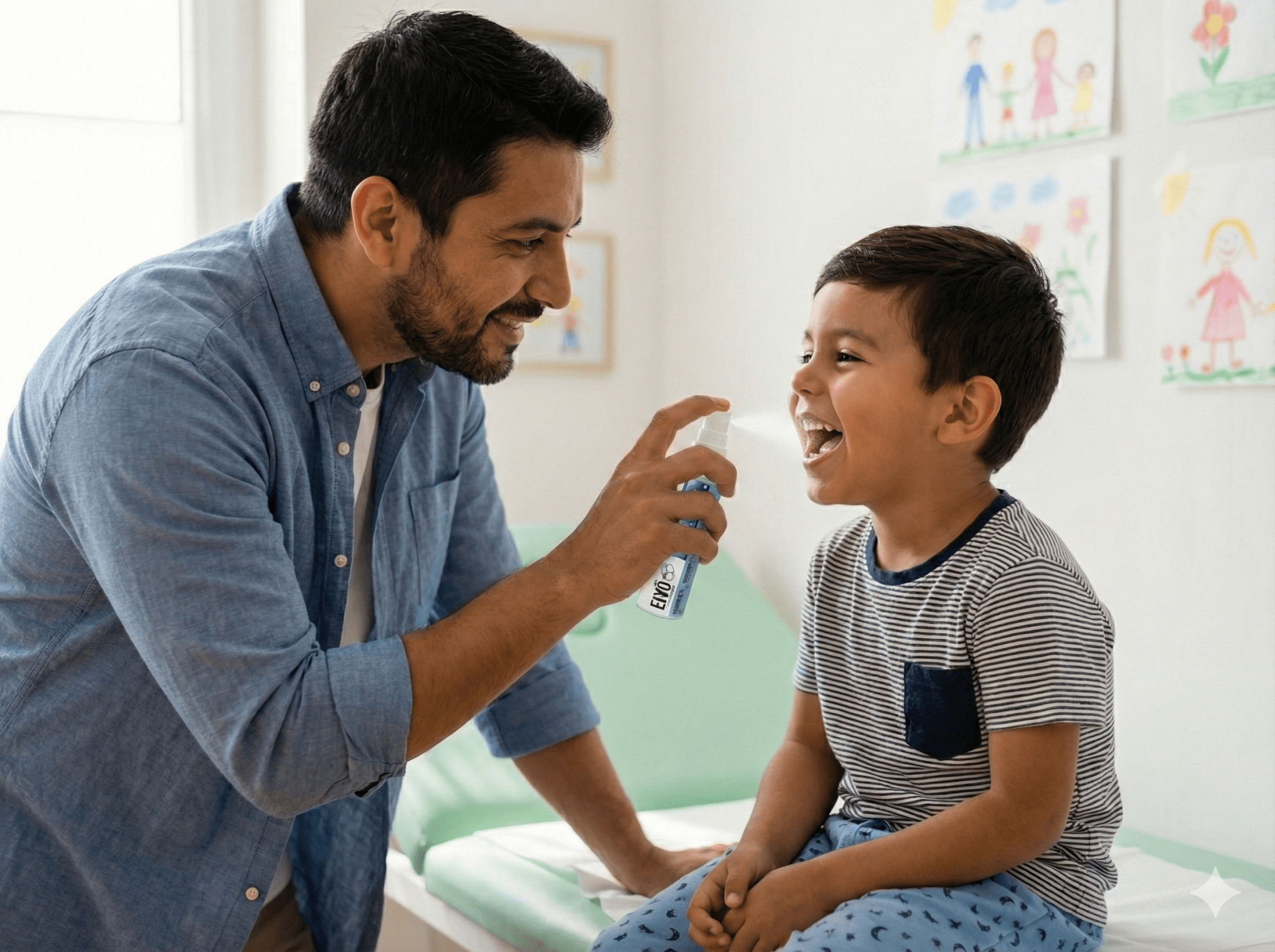 CHIBI Eiyo Spray Multivitamínico Infantil – Vitamina C, Vitamina D3, Vitamina K, Biotina, Zinc, Vitamina A, Vitamina E y Vitamina B12 Sabor Cereza Natural para niños nueva Tecnologia Alta Absorción - Eiyo