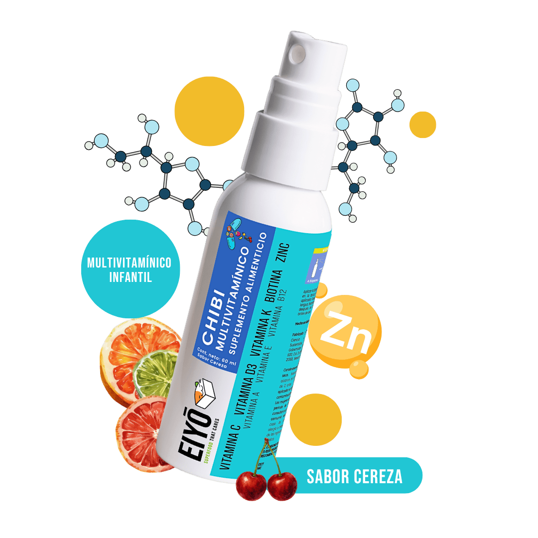CHIBI Spray Multivitamínico Infantil – Sabor Cereza - Eiyo