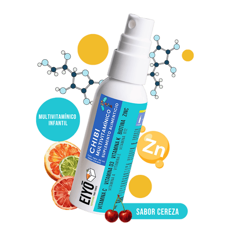 CHIBI Spray Multivitamínico Infantil – Sabor Cereza - Eiyo