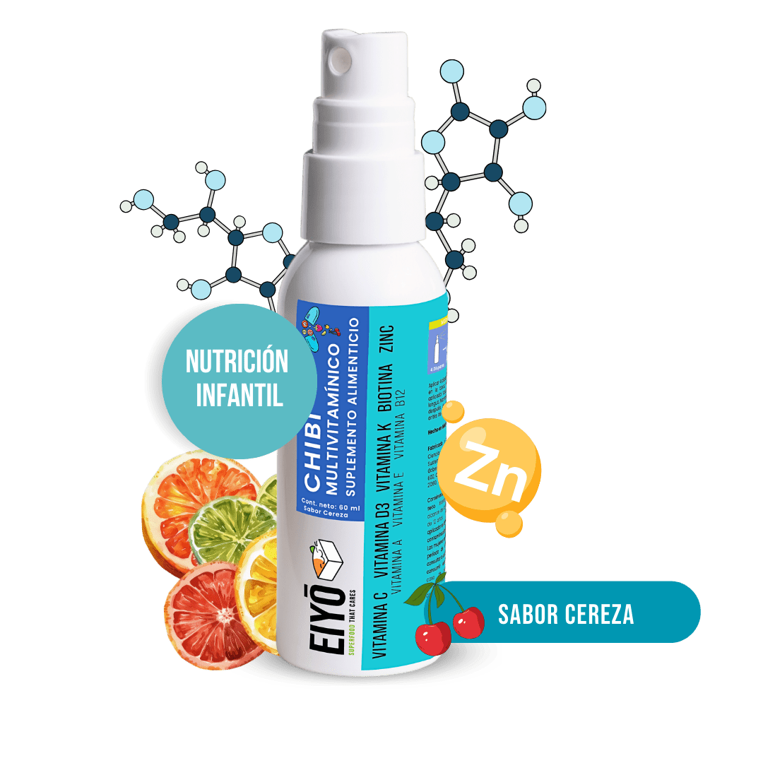 CHIBI Spray Multivitamínico Infantil – Sabor Cereza - Eiyo