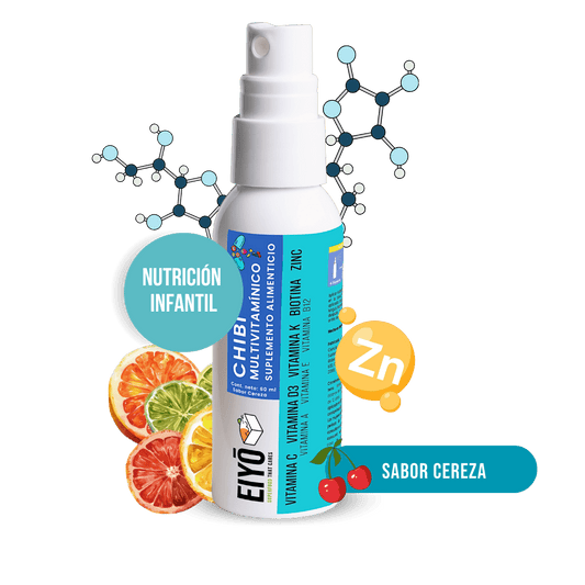 CHIBI Spray Multivitamínico Infantil – Sabor Cereza - Eiyo