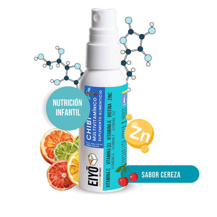 CHIBI Spray Multivitamínico Infantil – Sabor Cereza - Eiyo
