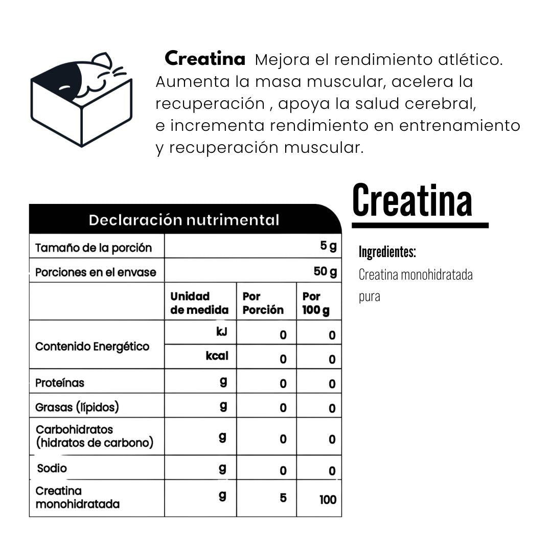 Creatina Monohidratada de Máxima Pureza - Eiyo