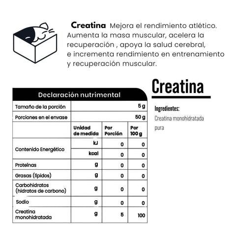 Creatina Monohidratada de Máxima Pureza - Eiyo