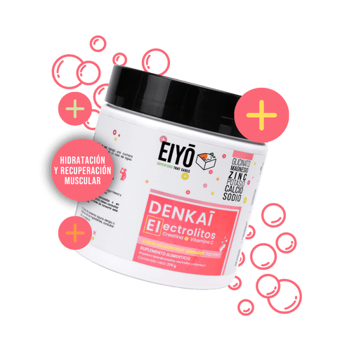Denkai en Polvo - Electrolitos, Creatina y Vitamina C 270 g - Eiyo