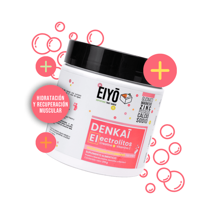 Denkai en Polvo - Electrolitos, Creatina y Vitamina C 270 g - Eiyo