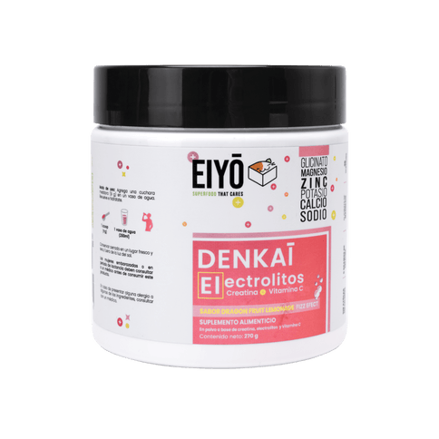 Denkai en Polvo - Electrolitos, Creatina y Vitamina C 270 g - Eiyo