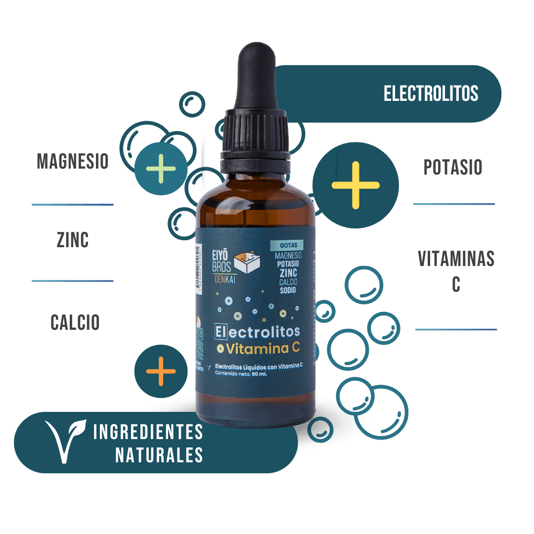 Denkai gotas Electrolitos con Vitamina C 50 ml - Eiyo