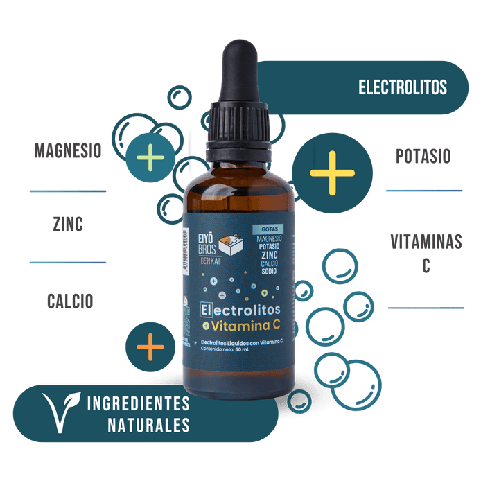 Denkai gotas Electrolitos con Vitamina C 50 ml - Eiyo