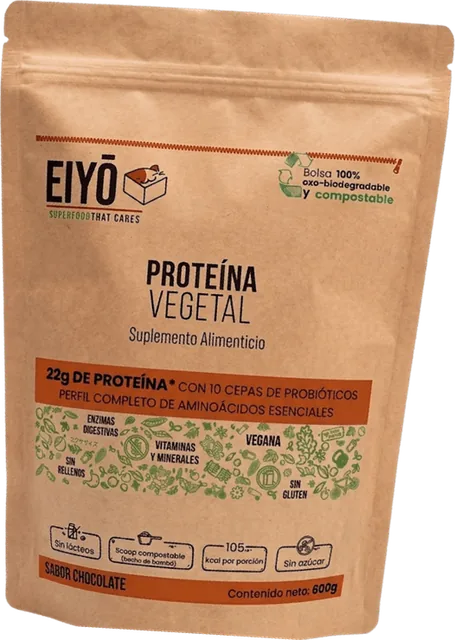 Bolsa de proteína vegetal sabor chocolate 600 g