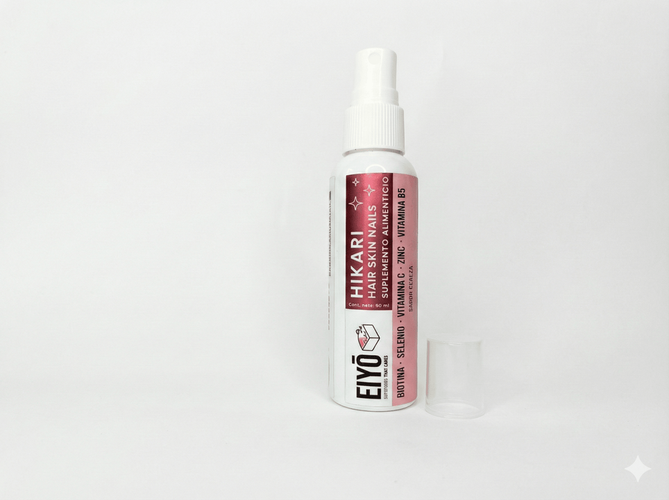 Hikari Spray bucal para cabello, piel y uñas – Sabor Cereza - Eiyo
