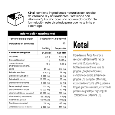 Kotai - Sistema inmune y antiinflamatorio - Eiyo