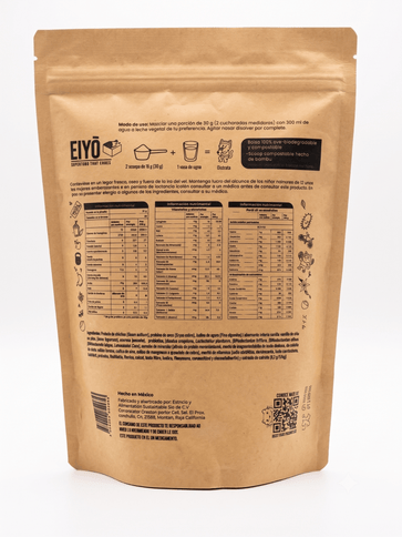 Proteína vegetal sabor vainilla 600 g - Eiyo