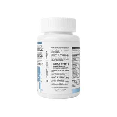 Shoka Bro con 7 sepas de Probióticos, Prebióticos (inulina de agave), Enzimas Digestivas, Carbon Activado y 2.5 billones de UFC (salud digestiva) - Eiyo