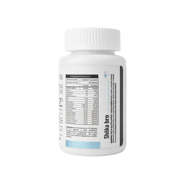 Shoka Bro con 7 sepas de Probióticos, Prebióticos (inulina de agave), Enzimas Digestivas, Carbon Activado y 2.5 billones de UFC (salud digestiva) - Eiyo